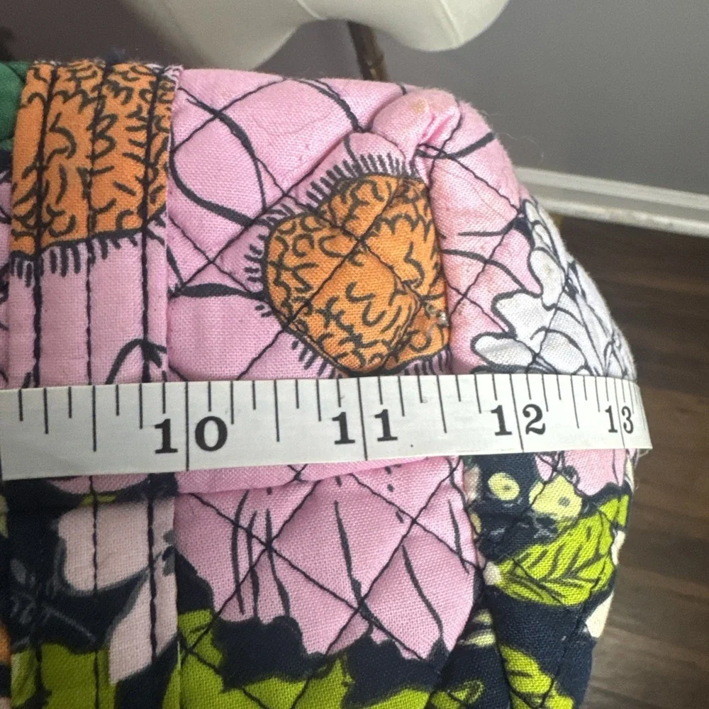 Vera‎ Bradley Bloom Boom Floral Quilted Cotton Fabric Large Tote Bag